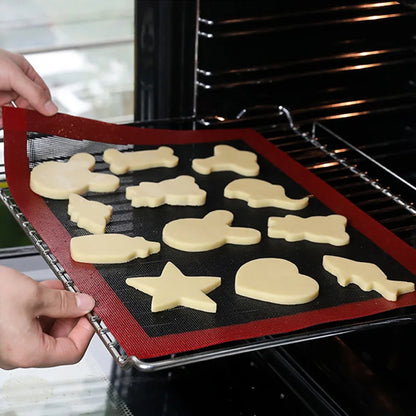 Silicone Baking Mat - Perforated Non Stick Oven Liner for Cookies & Bread - ZOOMNSTORE