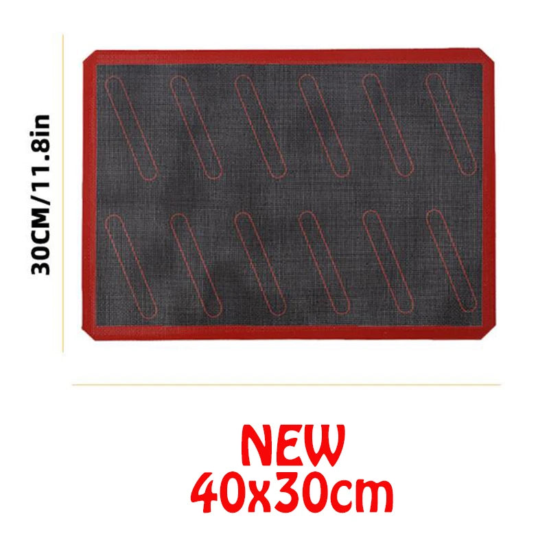 Silicone Baking Mat - Perforated Non Stick Oven Liner for Cookies & Bread - ZOOMNSTORE