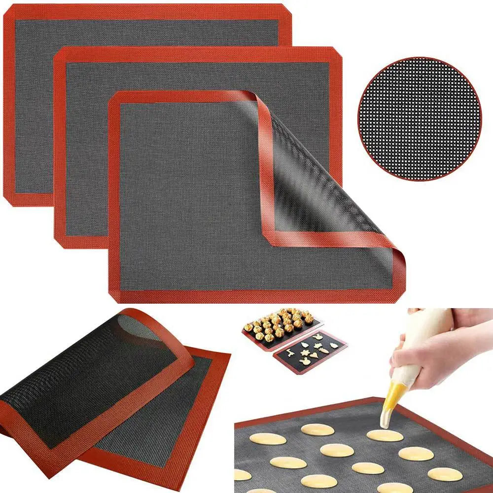 Silicone Baking Mats - Non Stick Oven Liner | Reusable Eco Friendly Baking Sheet - ZOOMNSTORE
