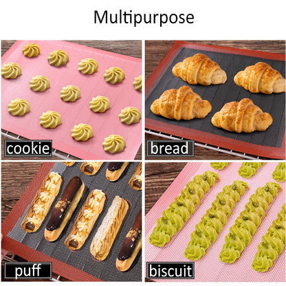 Silicone Baking Mats - Non Stick Oven Liner | Reusable Eco Friendly Baking Sheet - ZOOMNSTORE