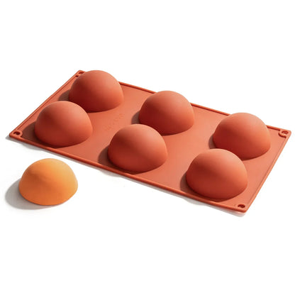 Silicone Baking Mold - 12 Cavity Oval Nonstick Cake Pan | Heat Resistant, Oven Safe - ZOOMNSTORE