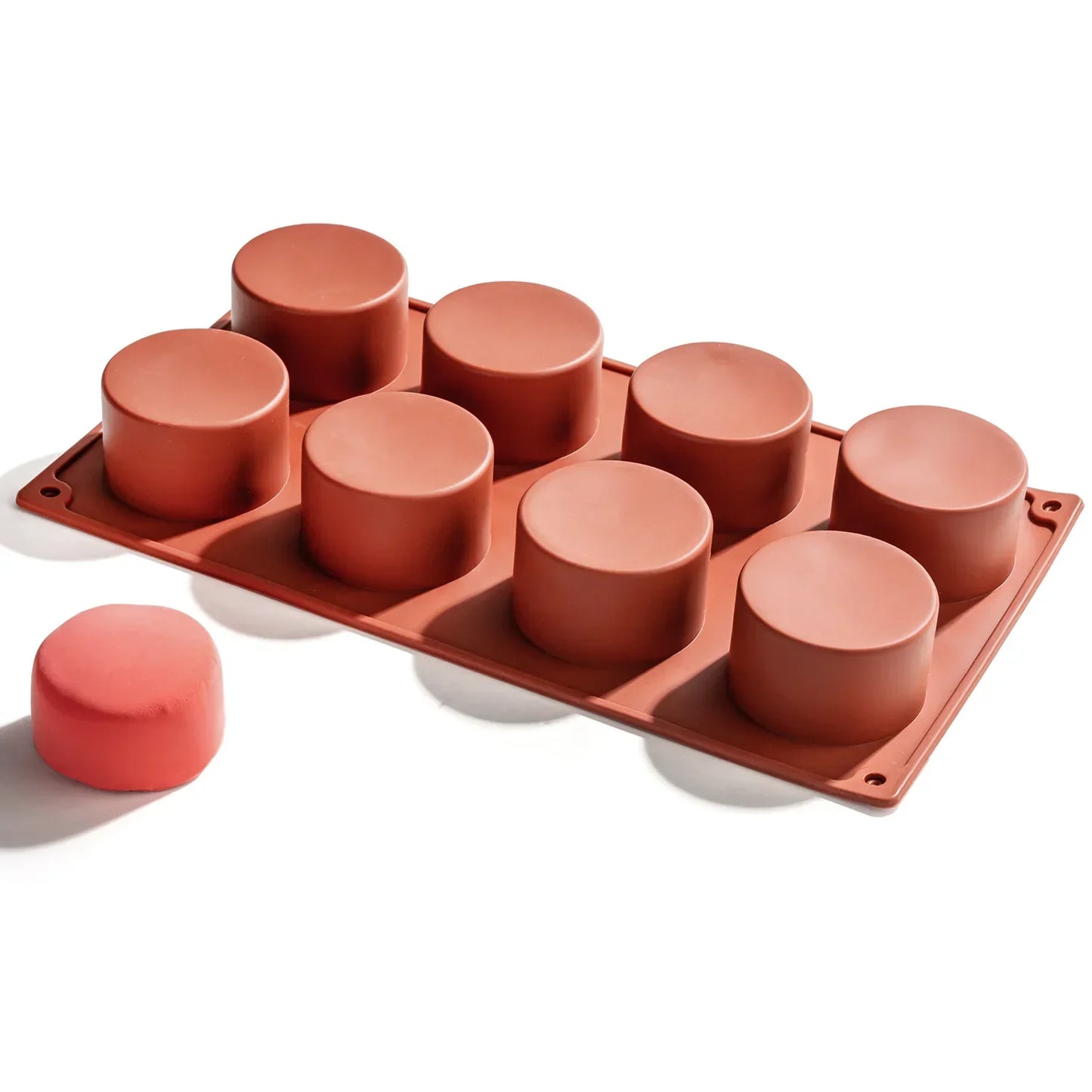 Silicone Baking Mold - 12 Cavity Oval Nonstick Cake Pan | Heat Resistant, Oven Safe - ZOOMNSTORE