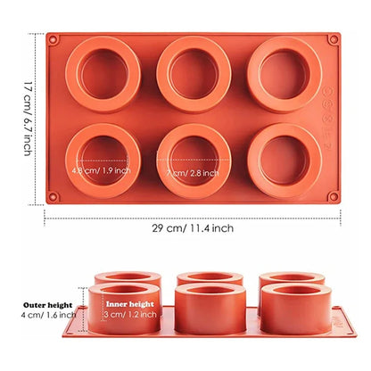 Silicone Baking Mold - 12 Cavity Oval Nonstick Cake Pan | Heat Resistant, Oven Safe - ZOOMNSTORE