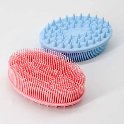 Silicone Bath Brush | Full Body Scrub & Massage Bath Brush for Deep Cleaning - ZOOMNSTORE