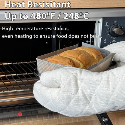 Silicone Bread Pan Liner - Reusable Nonstick Baking Mat for 9.5 x 5 Inch Loaf Pans - ZOOMNSTORE