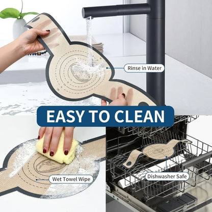 Silicone Bread Sling – Reusable Non-Stick Baking Mat with Long Handles for Dough Transfer - ZOOMNSTORE