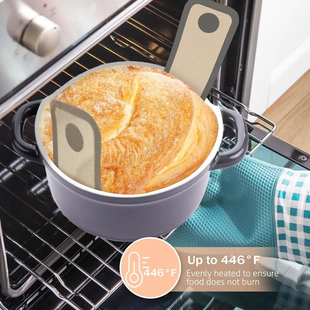 Silicone Bread Sling – Reusable Non-Stick Baking Mat with Long Handles for Dough Transfer - ZOOMNSTORE