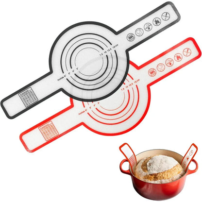 Silicone Bread Sling – Reusable Non-Stick Baking Mat with Long Handles for Dough Transfer - ZOOMNSTORE