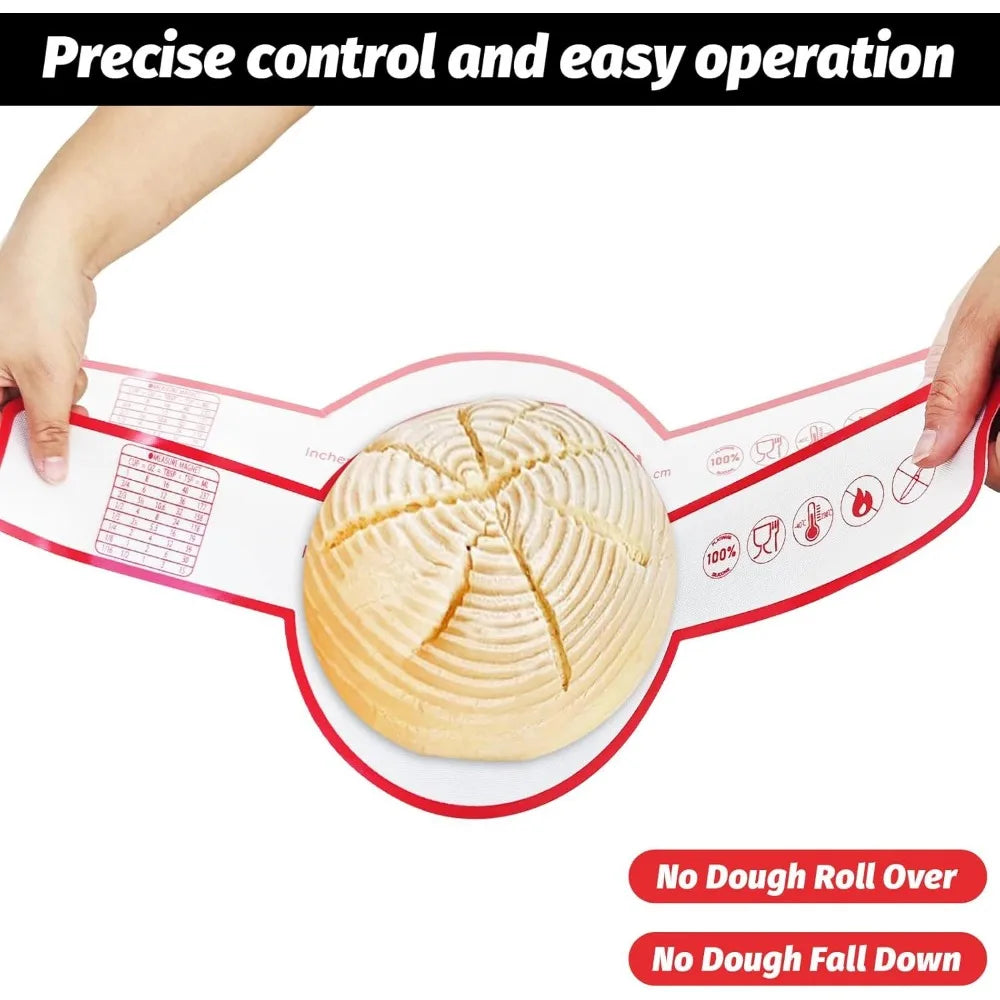 Silicone Bread Sling – Reusable Non-Stick Baking Mat with Long Handles for Dough Transfer - ZOOMNSTORE