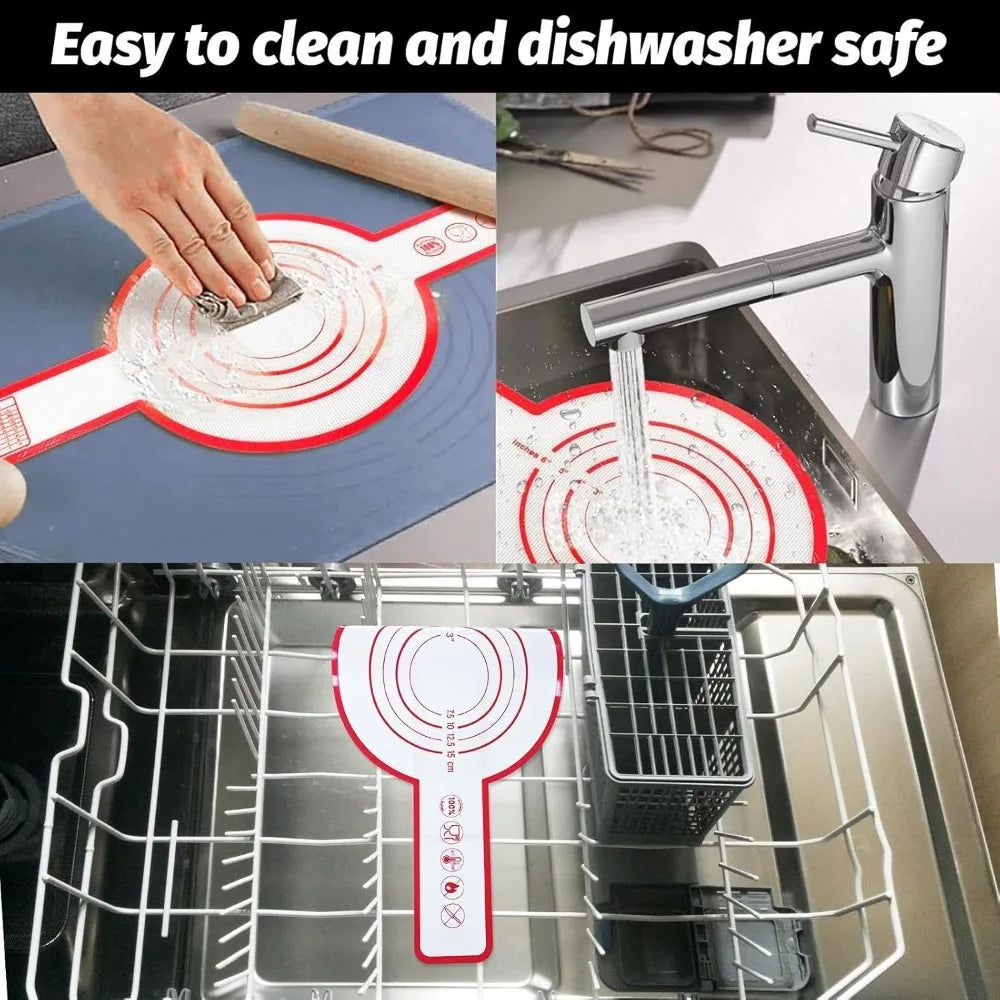 Silicone Bread Sling – Reusable Non-Stick Baking Mat with Long Handles for Dough Transfer - ZOOMNSTORE