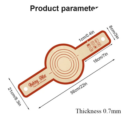 Silicone Bread Sling – Reusable Non-Stick Baking Mat with Long Handles for Dough Transfer - ZOOMNSTORE