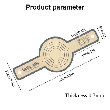 Silicone Bread Sling – Reusable Non-Stick Baking Mat with Long Handles for Dough Transfer - ZOOMNSTORE