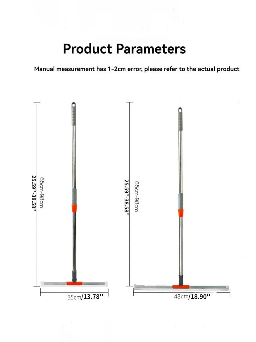 Multi-Functional Silicone Broom - Efficient Wiping  Mopping Tool - ZOOMNSTORE