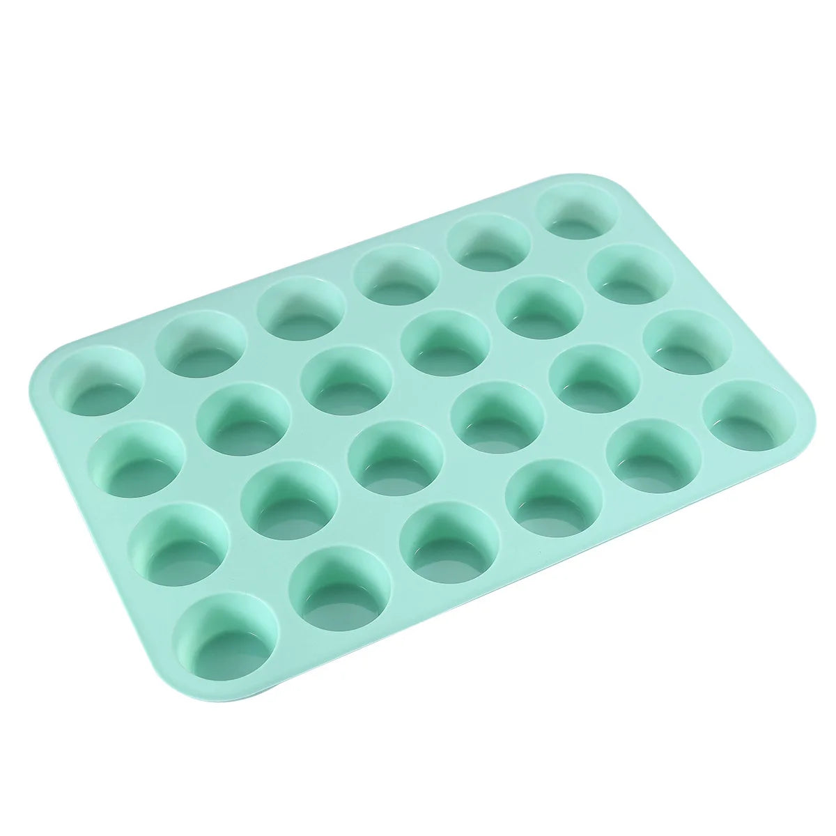 Silicone Cake Mold | 24-Hole Mini Muffin Tray - Non-Stick, Eco-Friendly Bakeware - ZOOMNSTORE