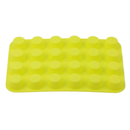 Silicone Cake Mold - 24 Hole Non-Stick Cupcake Baking Tray for Mini Muffin Pan - ZOOMNSTORE