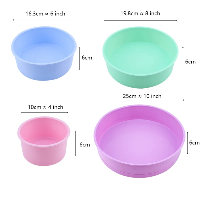 Silicone Cake Mold - Round Silicone Mold 12 Holes Muffin Cupcake Pans | Eco Friendly Bakeware - ZOOMNSTORE