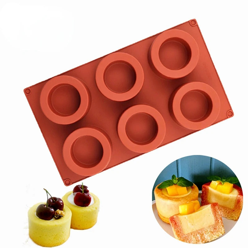 Silicone Cake Moulds - Flexible Baking Tools | 3D Cake Tray & Muffin Silicone Cup - ZOOMNSTORE