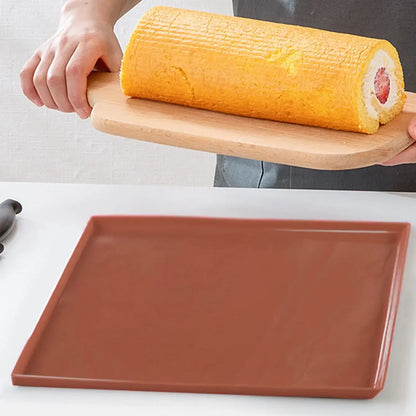 Silicone Cake Roll Mat – Non Toxic Baking Silicone Mat, Heat Resistant Pastry Liner - ZOOMNSTORE