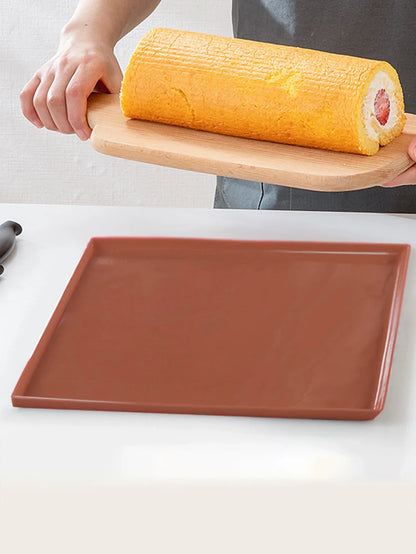 Silicone Cake Roll Mat – Non Toxic Baking Silicone Mat, Heat Resistant Pastry Liner - ZOOMNSTORE