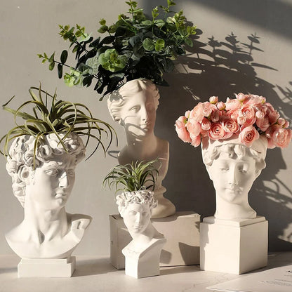 Silicone Concrete Flower Pot Molds - Handmade Bonsai Vase Molds - ZOOMNSTORE