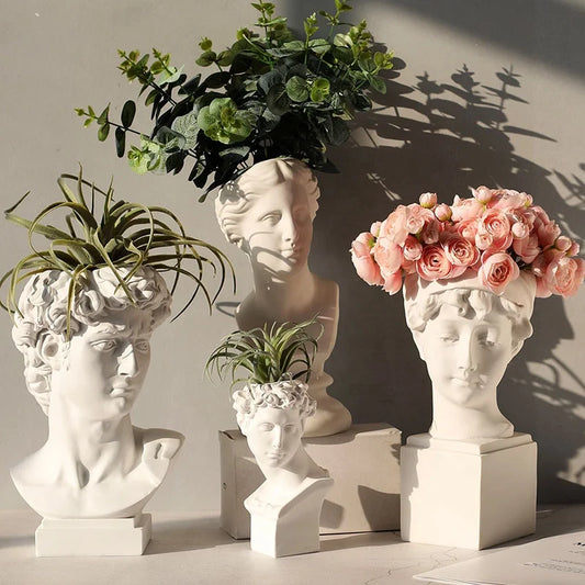 Silicone Concrete Flower Pot Molds - Handmade Bonsai Vase Molds - ZOOMNSTORE