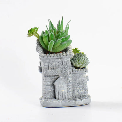 Silicone Concrete Flower Pot Molds - Handmade Bonsai Vase Molds - ZOOMNSTORE