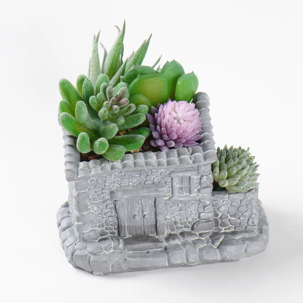 Silicone Concrete Flower Pot Molds - Handmade Bonsai Vase Molds - ZOOMNSTORE