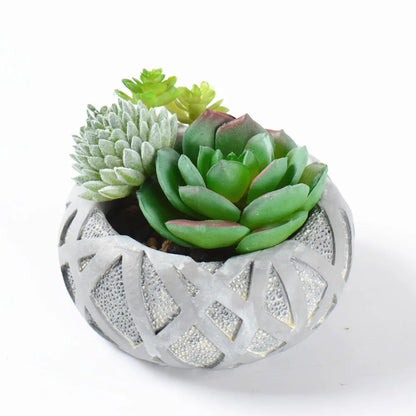 Silicone Concrete Flower Pot Molds - Handmade Bonsai Vase Molds - ZOOMNSTORE