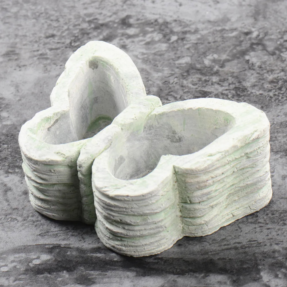 Silicone Concrete Flower Pot Molds - Handmade Bonsai Vase Molds - ZOOMNSTORE