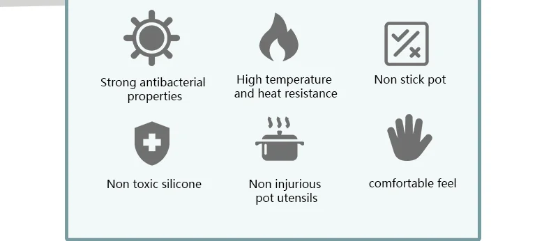 Silicone Cooking Utensils - 12pcs Heat Resistant Wooden Handle Set, Non-Stick Kitchen Tools - ZOOMNSTORE