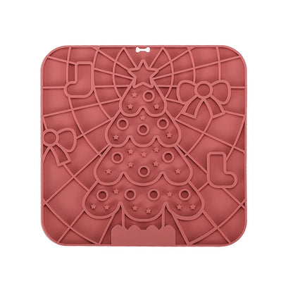 Silicone Dog Lick Mat - Slow Feeder  Bathing Distraction Tool - ZOOMNSTORE