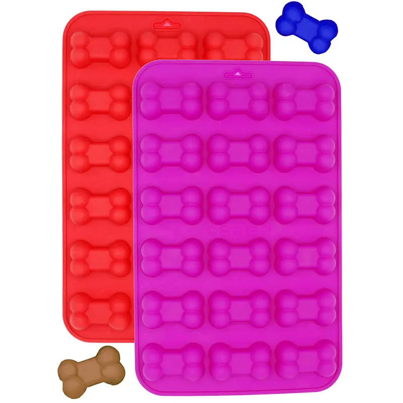 Silicone Dog Paw Molds - Non Stick Puppy Paw Ice Molds for Chocolate Candy & Jelly Treats - ZOOMNSTORE