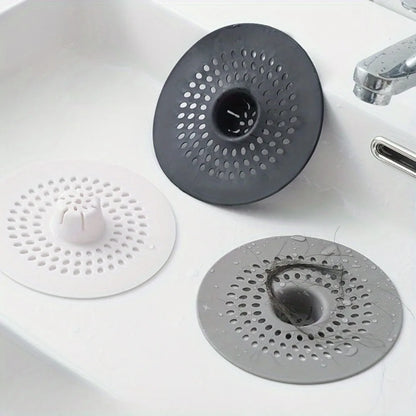 Silicone Drain Strainer – Bathroom & Kitchen Sink Hair Catcher with Drain Hole Filter - ZOOMNSTORE