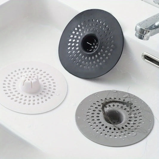 Silicone Drain Strainer – Bathroom & Kitchen Sink Hair Catcher with Drain Hole Filter - ZOOMNSTORE