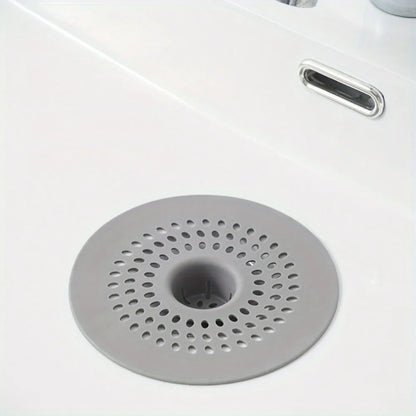 Silicone Drain Strainer – Bathroom & Kitchen Sink Hair Catcher with Drain Hole Filter - ZOOMNSTORE