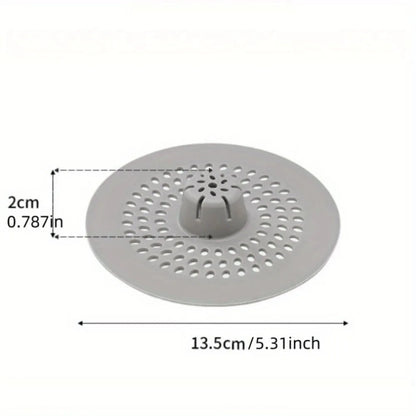 Silicone Drain Strainer – Bathroom & Kitchen Sink Hair Catcher with Drain Hole Filter - ZOOMNSTORE