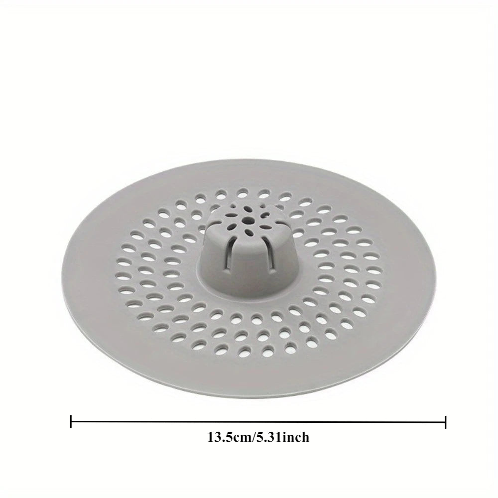 Silicone Drain Strainer – Bathroom & Kitchen Sink Hair Catcher with Drain Hole Filter - ZOOMNSTORE