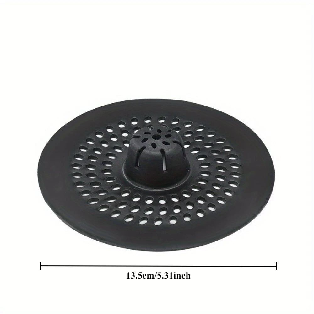 Silicone Drain Strainer – Bathroom & Kitchen Sink Hair Catcher with Drain Hole Filter - ZOOMNSTORE