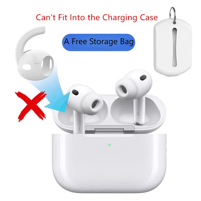 Silicone Ear Tips - AirPods Pro 3 Replacement Earbud Covers with Storage Bag - ZOOMNSTORE