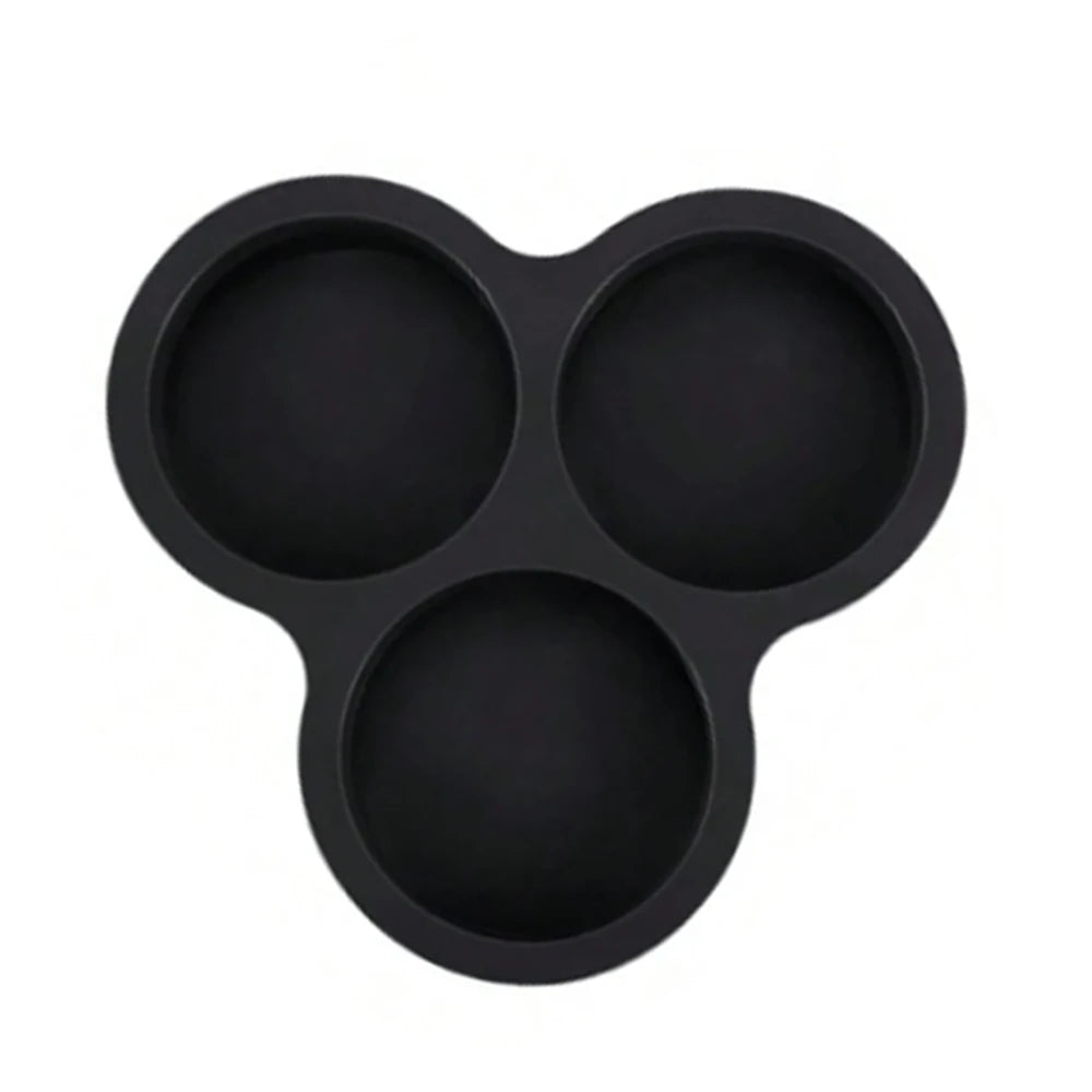 Silicone Egg Mold | 3 Cavity Reusable Muffin Baking Mold - Nonstick Heat Resistant Bakeware - ZOOMNSTORE