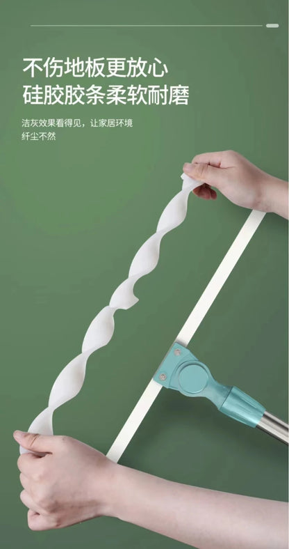 Silicone Floor Mop - Magic Broom Sweeper for Bathroom & Kitchen Floor Cleaning - ZOOMNSTORE