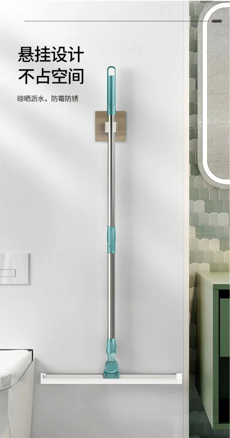 Silicone Floor Mop - Magic Broom Sweeper for Bathroom & Kitchen Floor Cleaning - ZOOMNSTORE