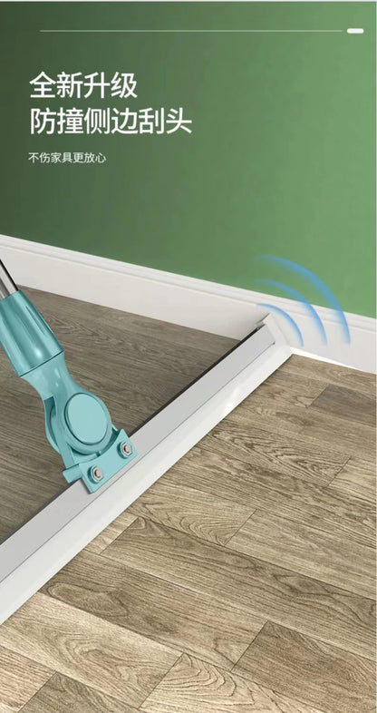Silicone Floor Mop - Magic Broom Sweeper for Bathroom & Kitchen Floor Cleaning - ZOOMNSTORE