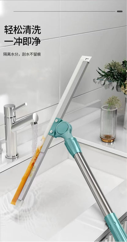 Silicone Floor Mop - Magic Broom Sweeper for Bathroom & Kitchen Floor Cleaning - ZOOMNSTORE