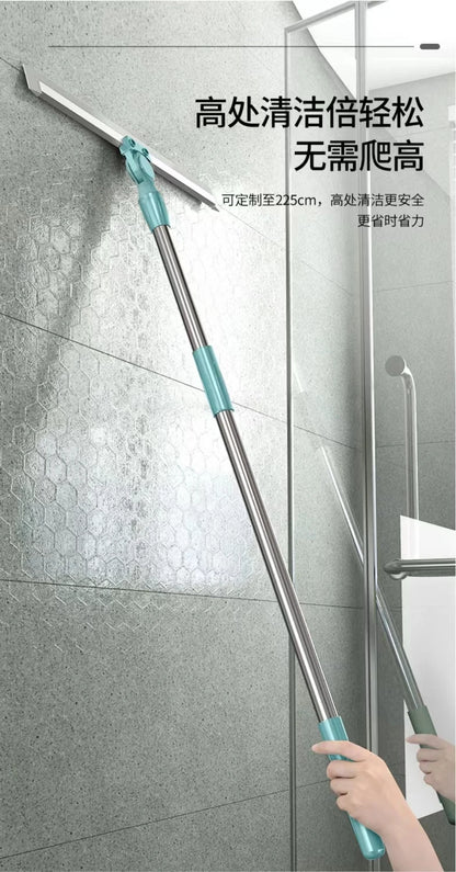 Silicone Floor Mop - Magic Broom Sweeper for Bathroom & Kitchen Floor Cleaning - ZOOMNSTORE