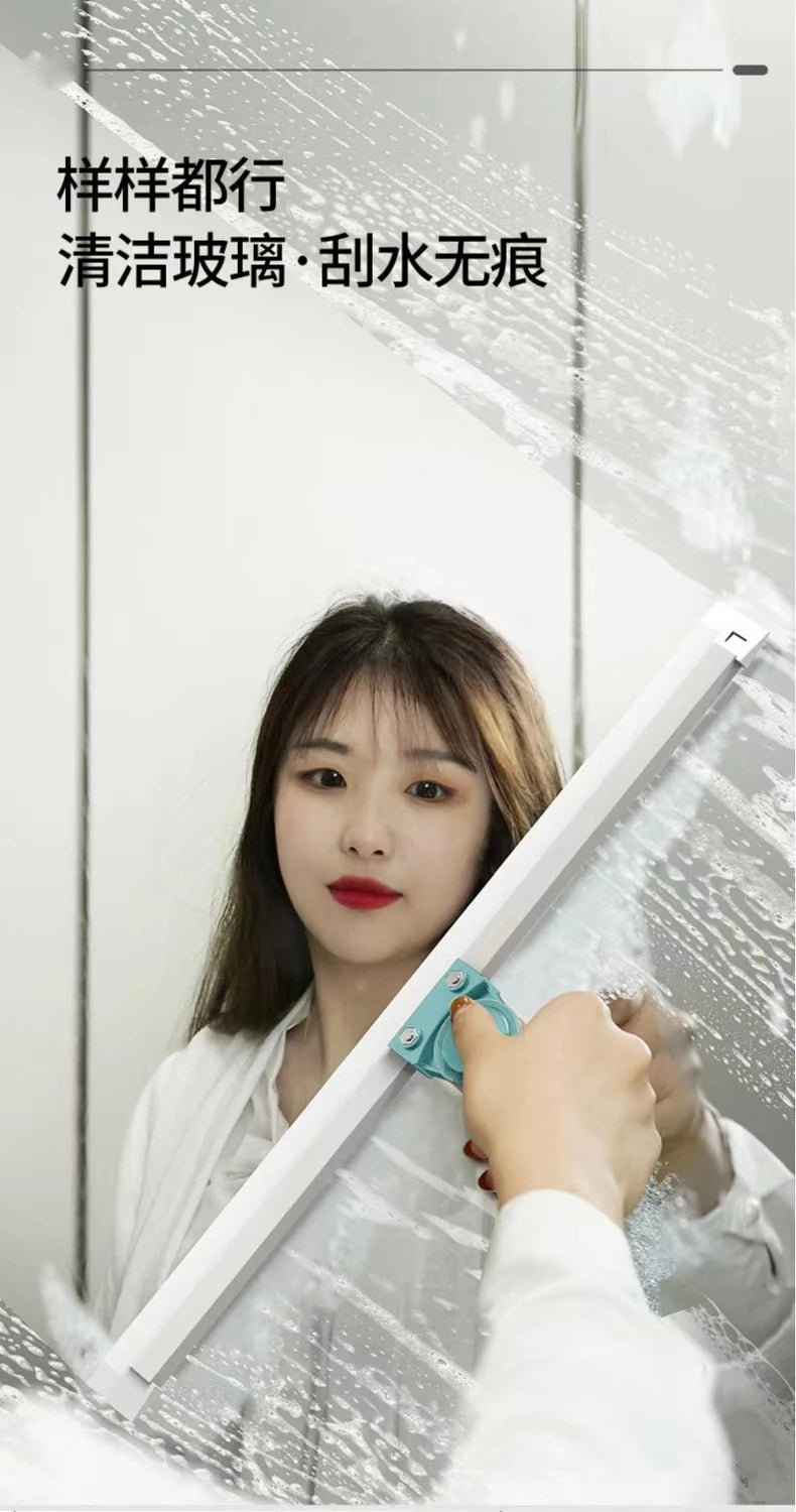 Silicone Floor Mop - Magic Broom Sweeper for Bathroom & Kitchen Floor Cleaning - ZOOMNSTORE