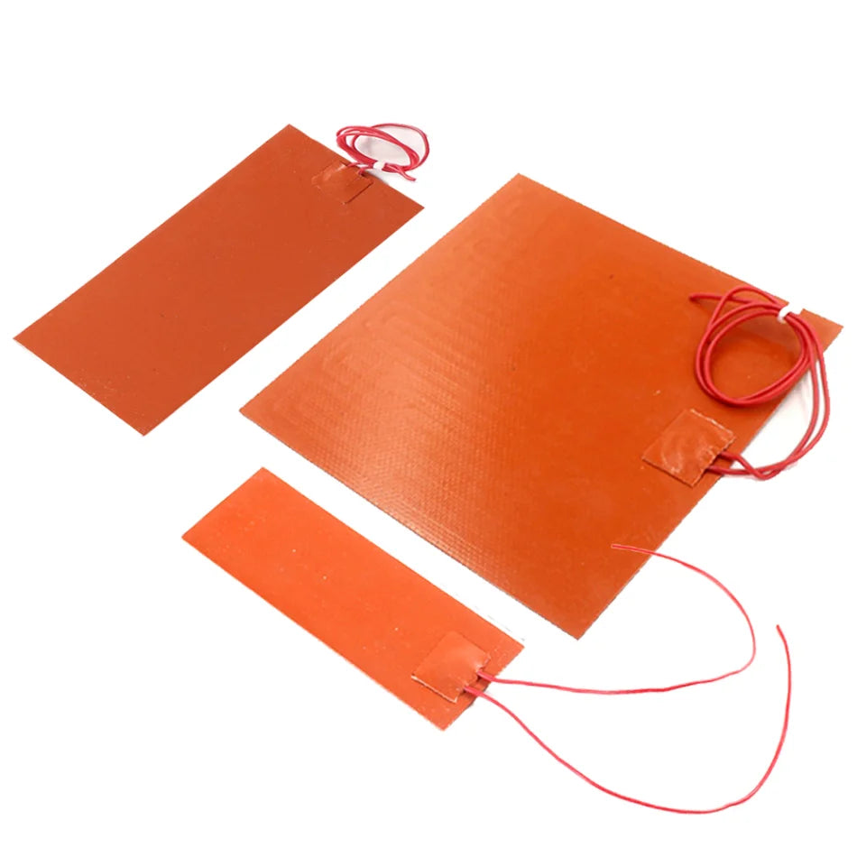 Silicone Heating Pad - Flexible Waterproof Rubber Heater Band for 3D Printer Bed - ZOOMNSTORE