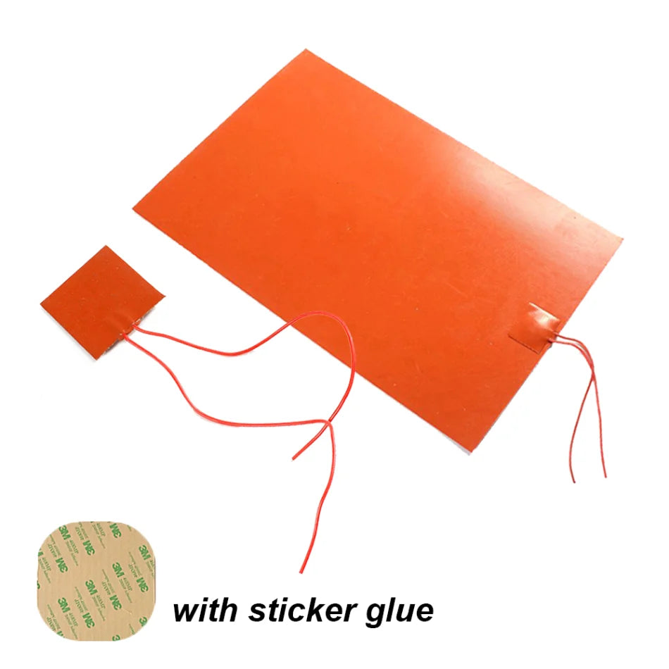Silicone Heating Pad - Flexible Waterproof Rubber Heater Band for 3D Printer Bed - ZOOMNSTORE