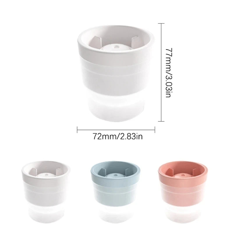 Silicone Ice Ball Mold - Round Ice Cube Mold Set for Whiskey & Cocktail Drinks - ZOOMNSTORE