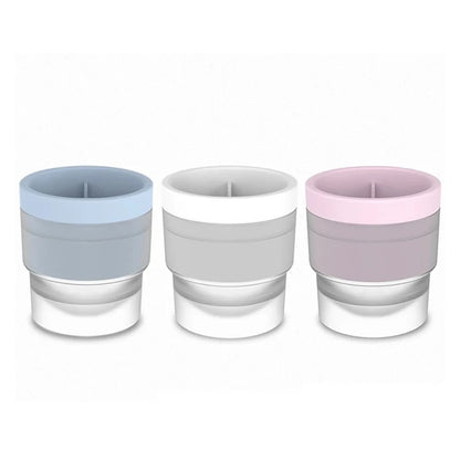 Silicone Ice Ball Mold - Round Ice Cube Mold Set for Whiskey & Cocktail Drinks - ZOOMNSTORE